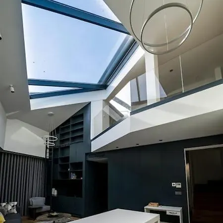 Luxury 2 Bedroom Loft Apt W/terrace In Galata イスタンブール